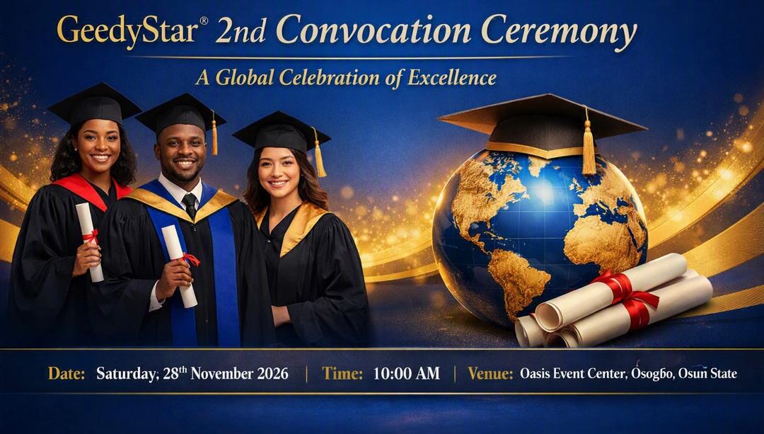 GeedyStar® 2nd Convocation Ceremony – Convocating List